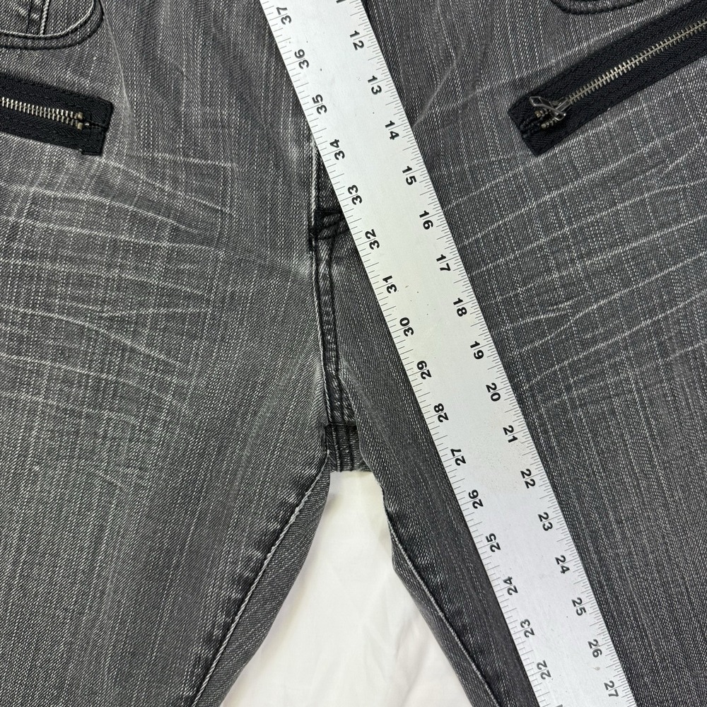 VTG Marc Ecko Jeans Cut and Sew Black Denim Men's 38x30 Straight Grunge Designer - Picture 6 of 16